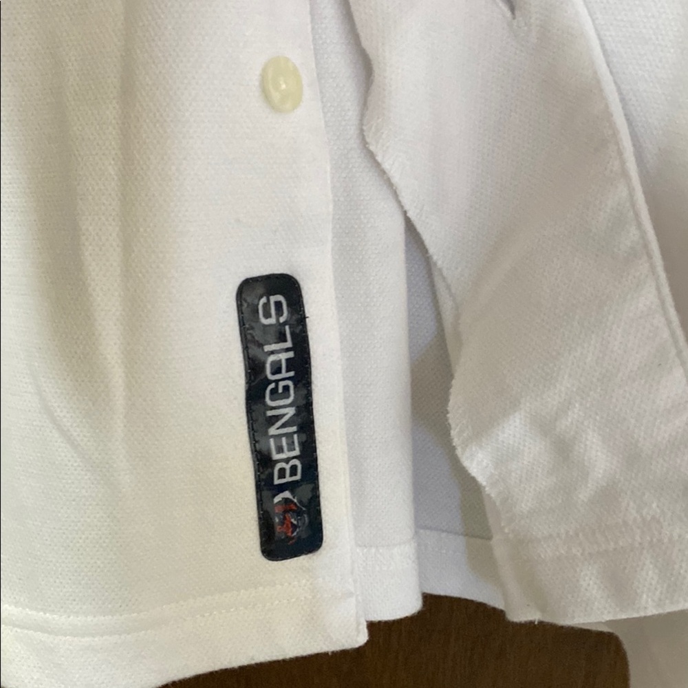 Reebok Cincinnati Bengals White Men's Shirt with Team Logo - Picture 6 of 7